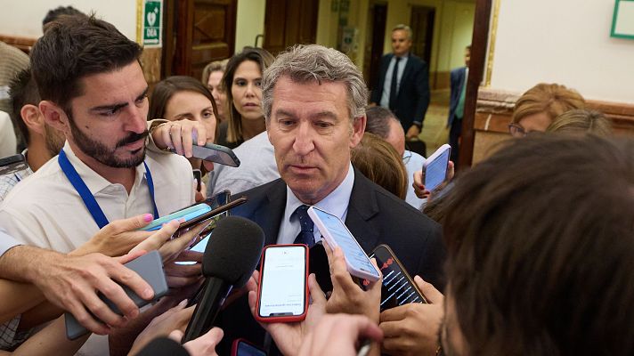 Telediario 1 - El PP considera "inadmisible" el caso Cerdán y exige "dimisiones y elecciones"