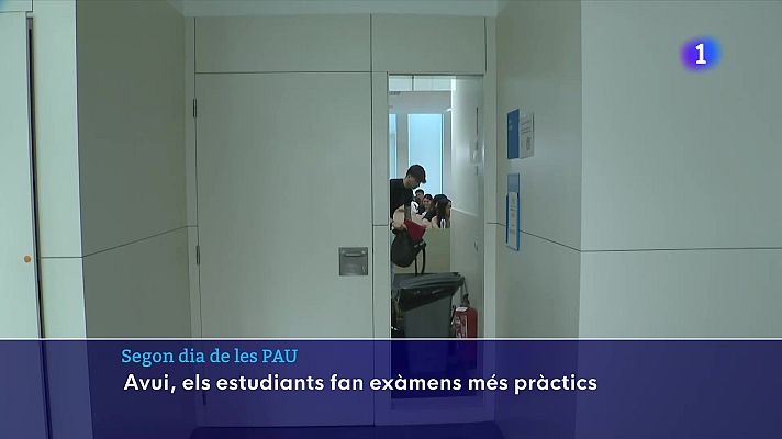 L'Informatiu - Segon dia de les PAU: toquen els exàmens més pràctics