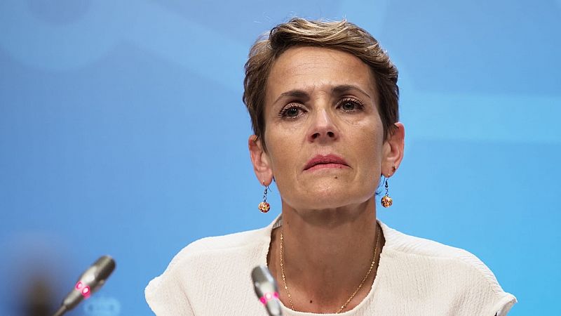 Chivite no ha podido contener las lágrimas al hablar de Cerdán - La tarde en 24h | Ver