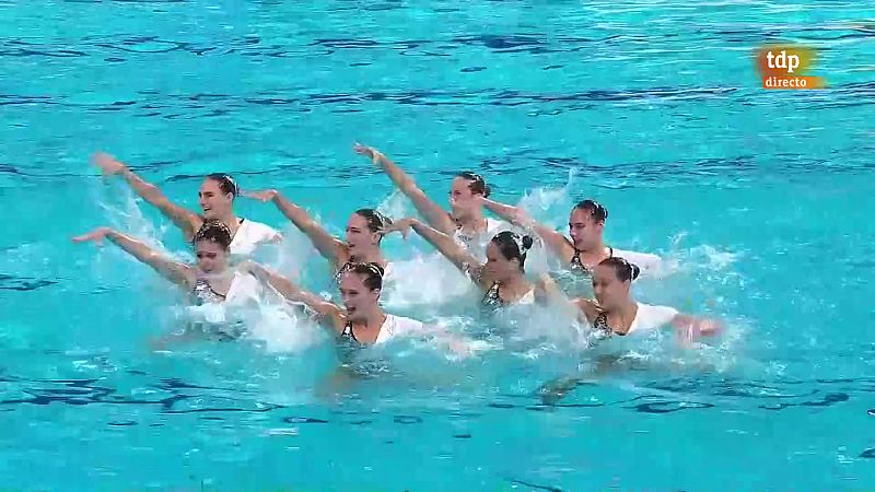 Plata para España en el inicio de la Superfinal de la Copa del Mundo de Natación artística - Natación | Ver