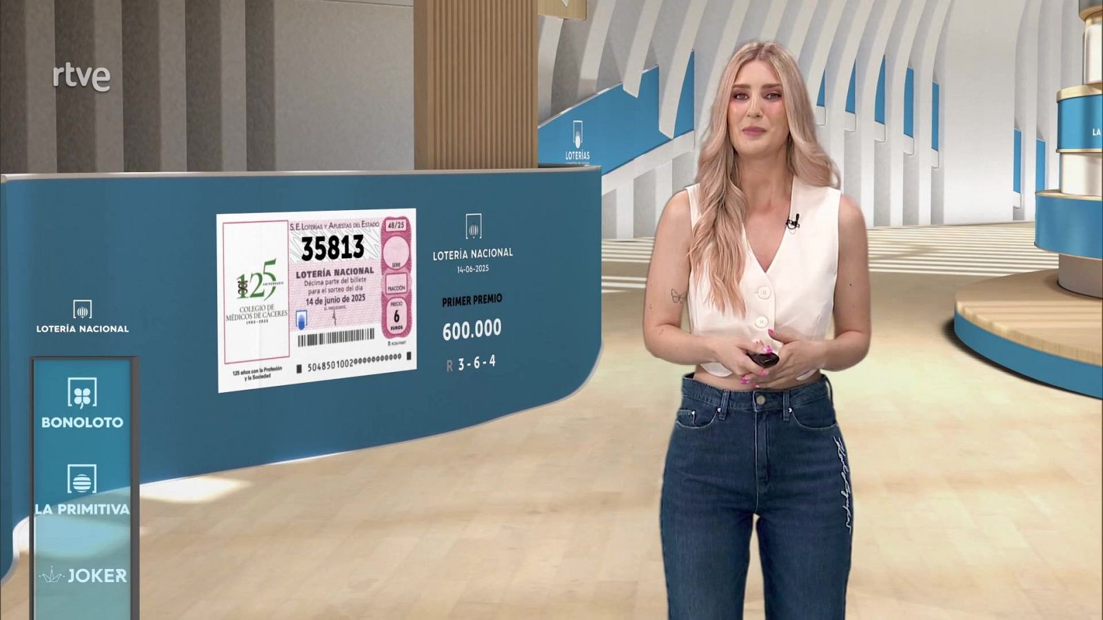 Sorteo de la Lotería Nacional: 14/06/2025 - Loterías | Ver