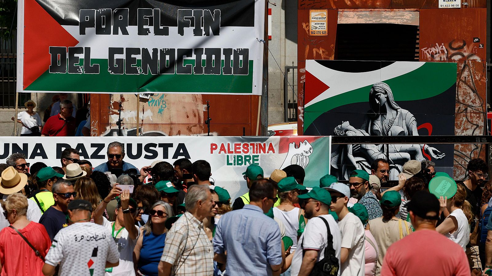 Protestas por toda España en contra de los ataques israelíes en Gaza | Ver