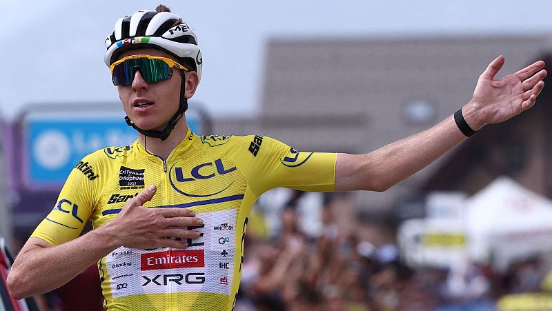 Tadej Pogacar vence en solitario en la etapa reina del Critérium Dauphiné 2025 | Ver
