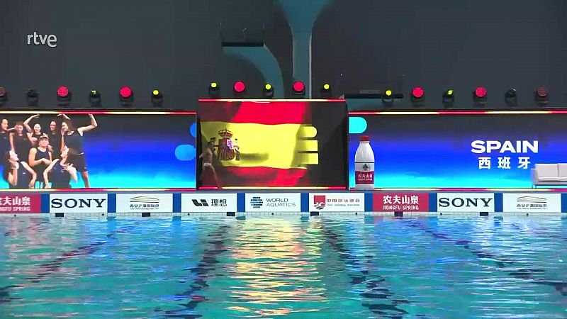 España gana la medalla de plata en la Superliga de la Natación Artística | Ver