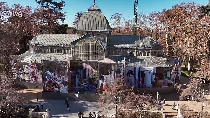 La aventura del Saber - Gran Friso en el Palacio de Cristal del Retiro