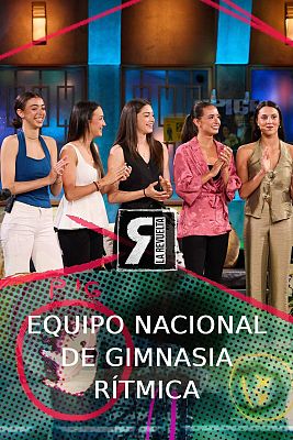 El equipo espaol de gimnasia rtmica, campeonas de Europa