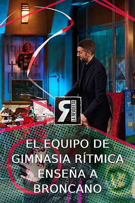 Broncano aprende a hacer gimnasia rítmica