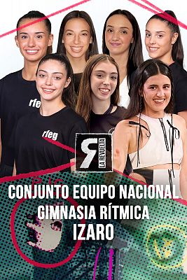 Equipo español de gimnasia rítmica e Izaro