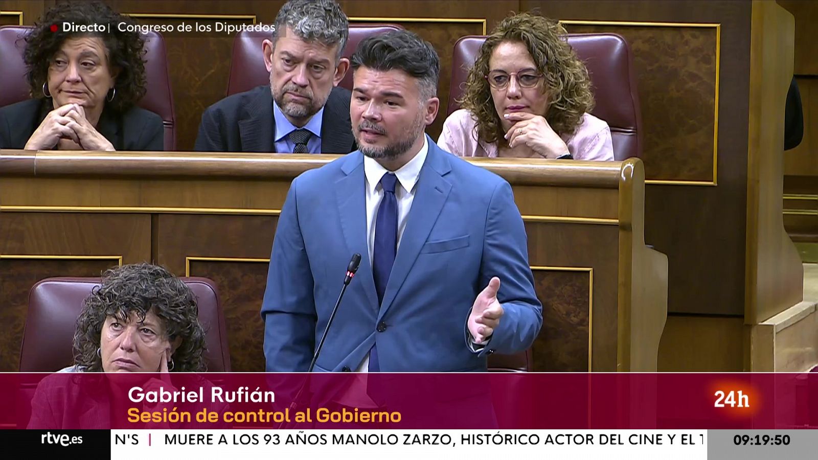 Rufián exige a Sánchez ser más contundente con la corrupción - España en 24h | Ver