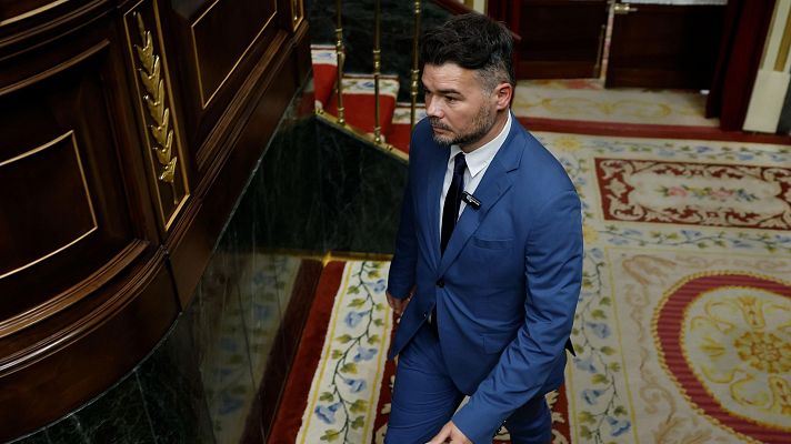 Telediario 1 - Los socios ven "preocupado" y "tocado" a un Sánchez que les insiste que no ha habido financiación irregular en el PSOE