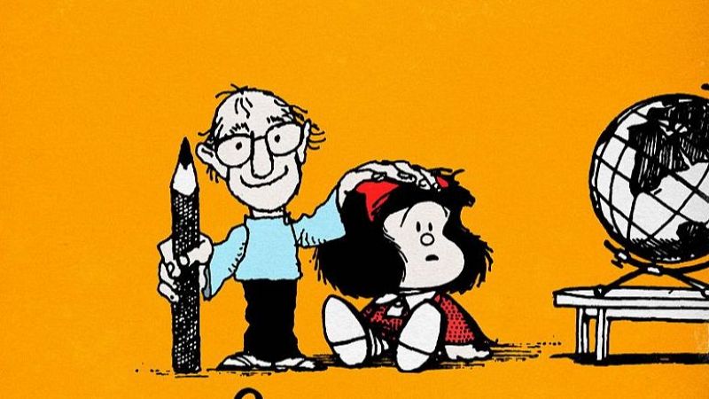 Un documental nos descubre el lado más íntimo y familiar de Quino, el padre de Mafalda - Telediario 1 | Ver