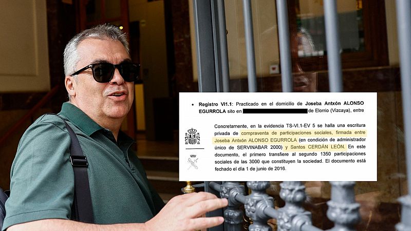 Cerdán adquirió el 45% de Servinabar, empresa vinculada a la trama - Telediario 1 | Ver