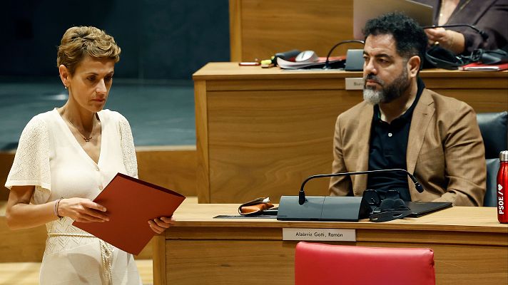 Chivite defiende la \"honorabilidad\" de su gobierno y del PSN tras el caso Cerdán | Ver