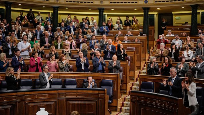 Telediario 1 - Los socios de investidura exigen "más contundencia" al Gobierno contra la corrupción