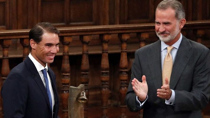 Telediario 2 - El rey Felipe VI convierte en marqueses a Rafa Nadal, Teresa Perales, Luz Casal y Jaime Alfonsín