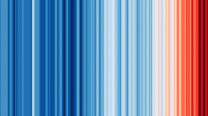 El tiempo - 'Show Your Stripes Day': el código de barras del calor del planeta