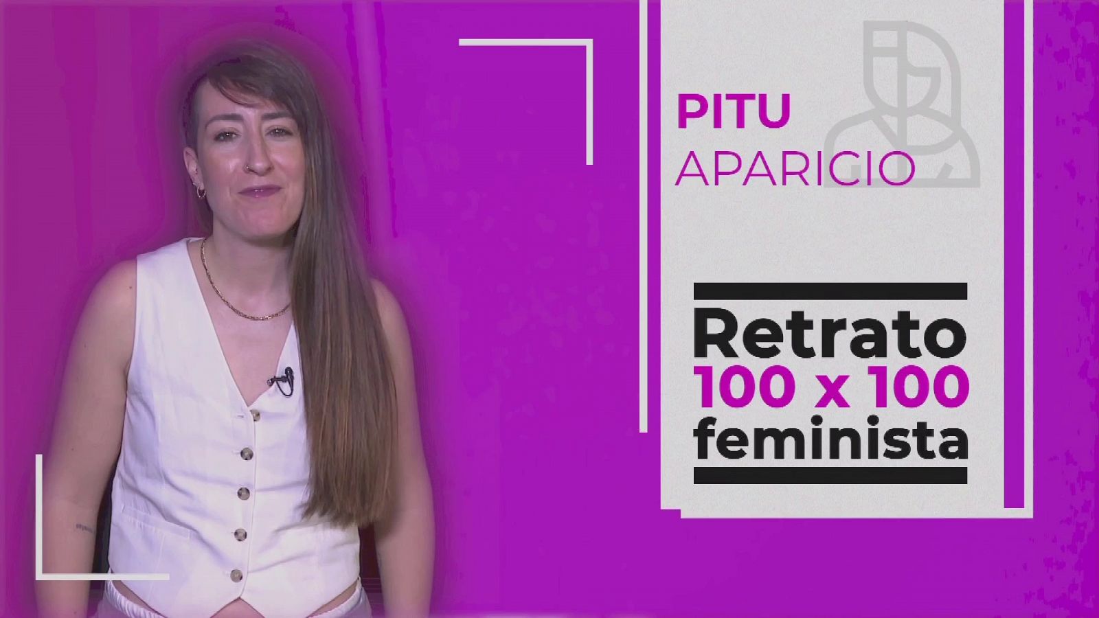 Retrato 100 x 100 feminista: Pitu Aparicio