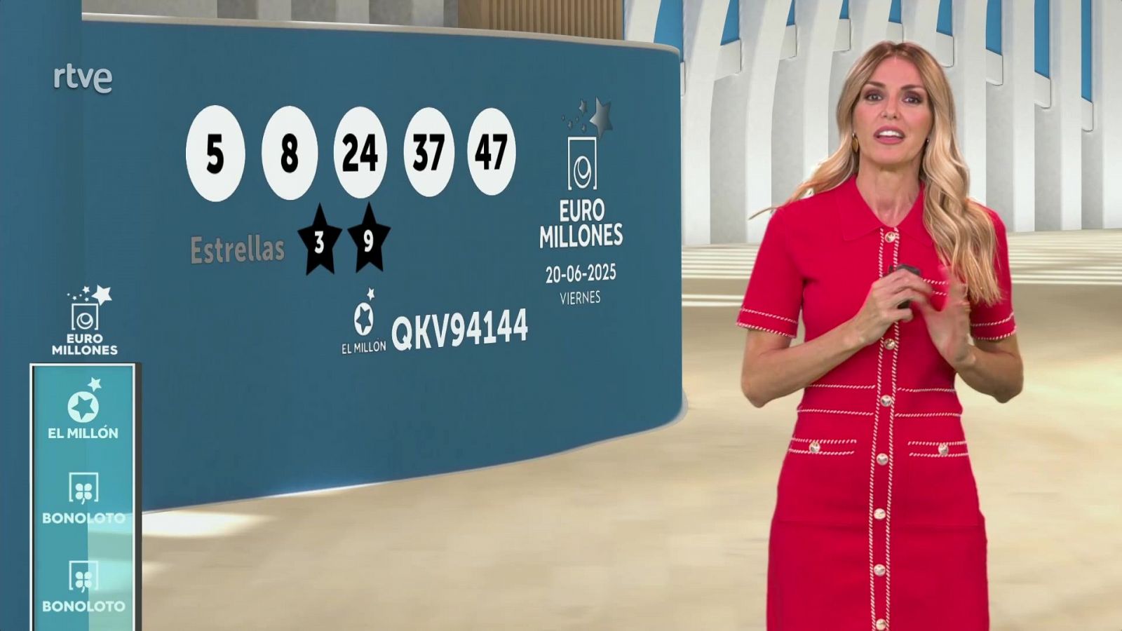 Sorteo de la Bonoloto y Euromillones: 20/06/2025