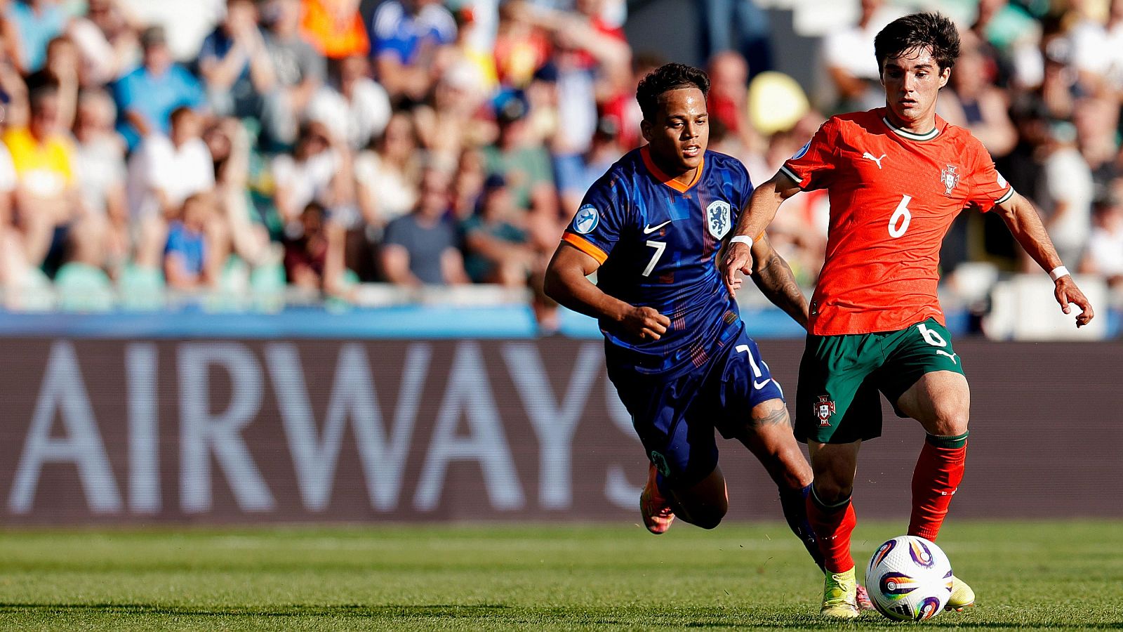 Fútbol - Campeonato de Europa Sub-21. 1/4 Final: Portugal - Países Bajos - Europeo de fútbol Sub-21 2025 | Ver