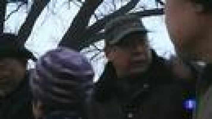 Telediario 1 - Desalojos en Pekín