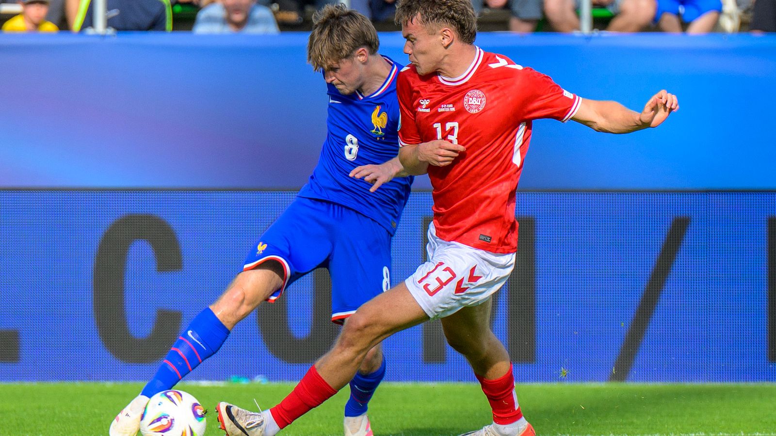 Fútbol - Campeonato de Europa Sub-21. 1/4 Final: Dinamarca - Francia - Europeo de fútbol Sub-21 2025 | Ver