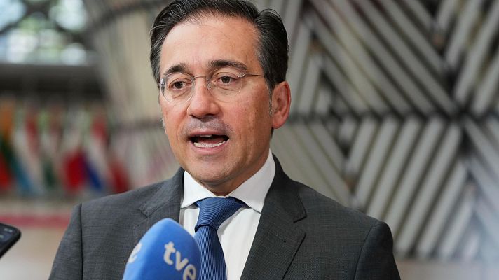 Albares pide a la UE pasar a la acción y suspender de forma \"inmediata\" el acuerdo de asociación con Israel - La hora de La 1 | Ver