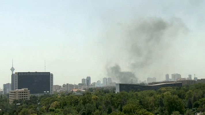 Un equipo de RTVE, testigo de los ataques israelíes en Teherán