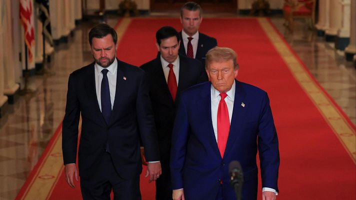 Telediario 2 - Washington dice que no hay información de bajas estadounidenses tras el ataque iraní