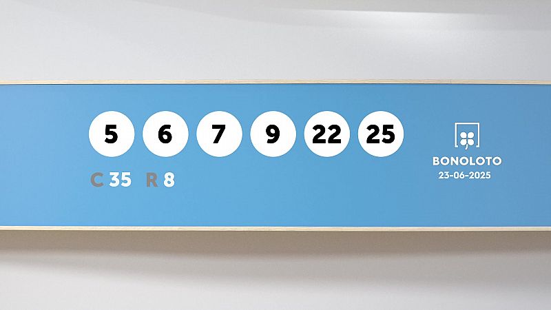 Sorteo de la Lotera Bonoloto del 23/06/2025 - Ver ahora
