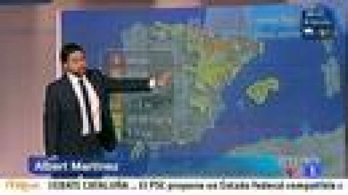 El tiempo - Jornada complicada en el Pirineo, con alertas por nieve y viento