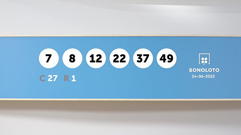 Sorteo de la Lotera Bonoloto y Euromillones del 24/06/2025 - Ver ahora