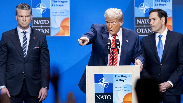 Telediario 1 - Trump carga contra los medios tras la filtración del informe sobre el ataque a Irán: "Estáis enfermos"