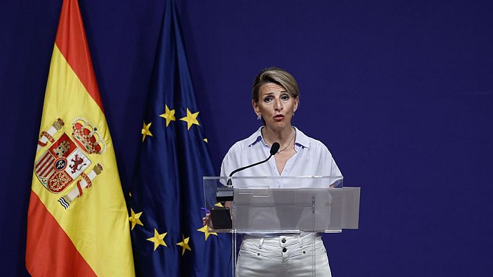 Telediario 2 - PP y Podemos cargan contra un Sánchez arropado por sus socios tras la cumbre de la OTAN