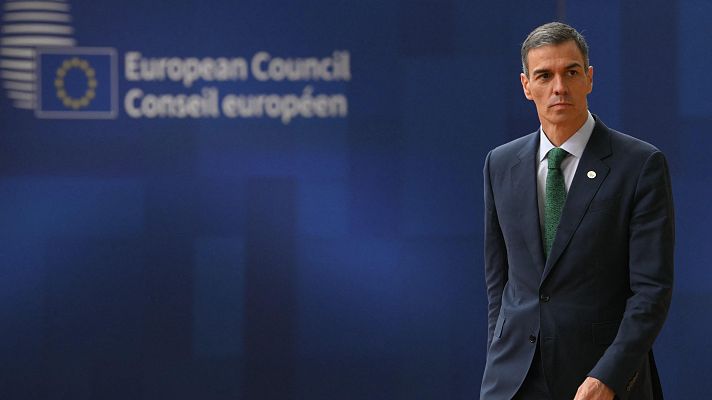 Telediario 1 - Sánchez responde a Trump que España es un país "soberano" y le recuerda que la política comercial se negocia con la UE