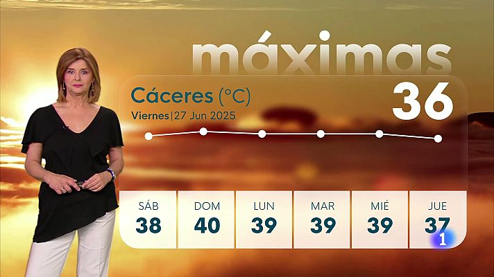 Noticias de Extremadura - El tiempo en Extremadura - 27/06/2025