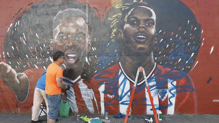 Los Deportes de La1 - Vuelven a vandalizar el mural de los Williams en Barakaldo