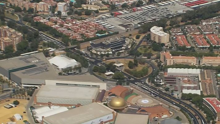 Telediario Fin de Semana - El dispositivo de seguridad en Sevilla para la cumbre de la ONU, desde el aire