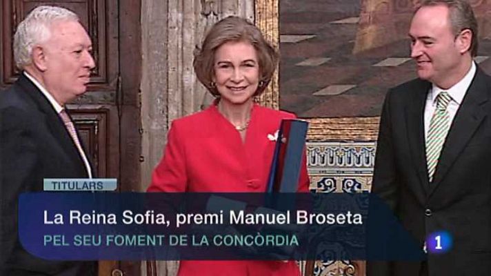 L'informatiu - Comunitat Valenciana - La Comunidad Valenciana en 2' - 15/01/13