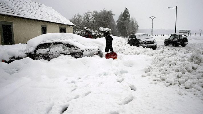 Nieve en la Península