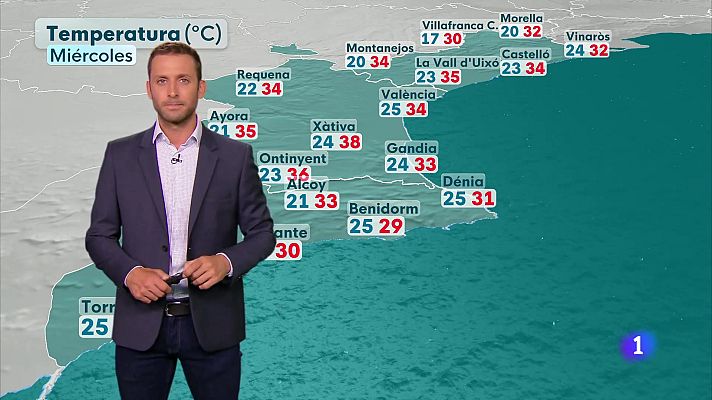 L'informatiu - Comunitat Valenciana - El tiempo en la Comunitat Valenciana 01/07/25