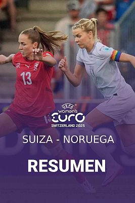 Resumen del Suiza - Noruega, partido del grupo A de la Eurocopa femenina 2025
