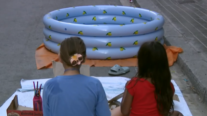 Telediario 1 - Noche de calor en toda España con mínimas excesivas para conciliar el sueño