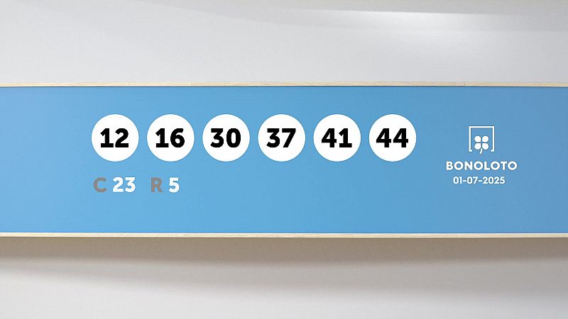 Sorteo de la Lotera Bonoloto y Euromillones del 01/07/2025 - Ver ahora