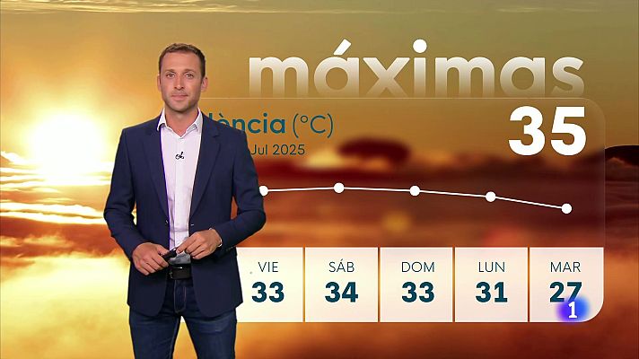 L'informatiu - Comunitat Valenciana - El tiempo en la Comunitat Valenciana 02/07/25