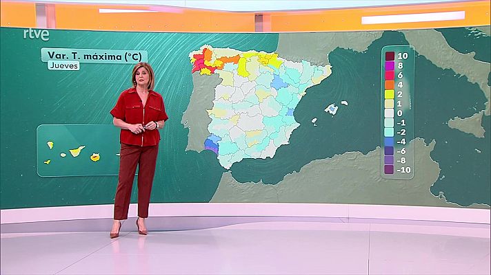 El tiempo - Tormentas en montañas de la mitad norte y zonas aledañas