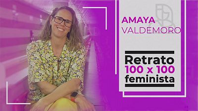 Objetivo Igualdad-Retrato 100x100 feminista: Amaya Valdemoro | Ver