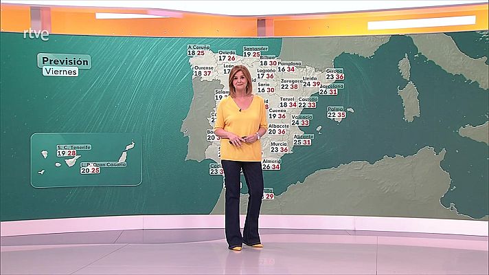 El tiempo - Las máximas se mantienen significativamente altas