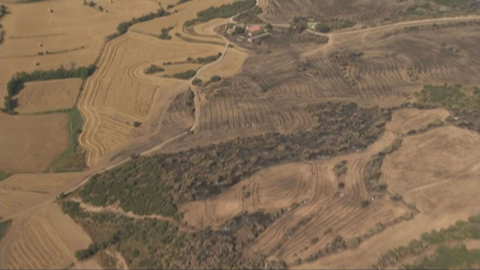 Els agents rurals delimiten el perímetre de l’incendi - L'Informatiu | Veure