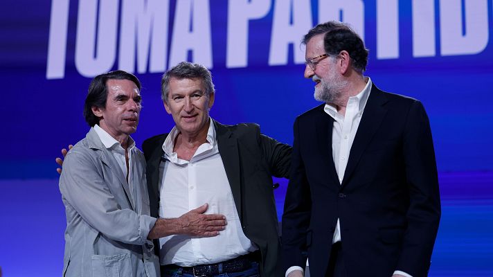 Telediario 2 - El PP arropa a Feijóo en el Congreso Nacional