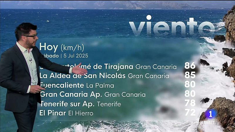 El tiempo en Canarias - 05/07/2025 | Ver